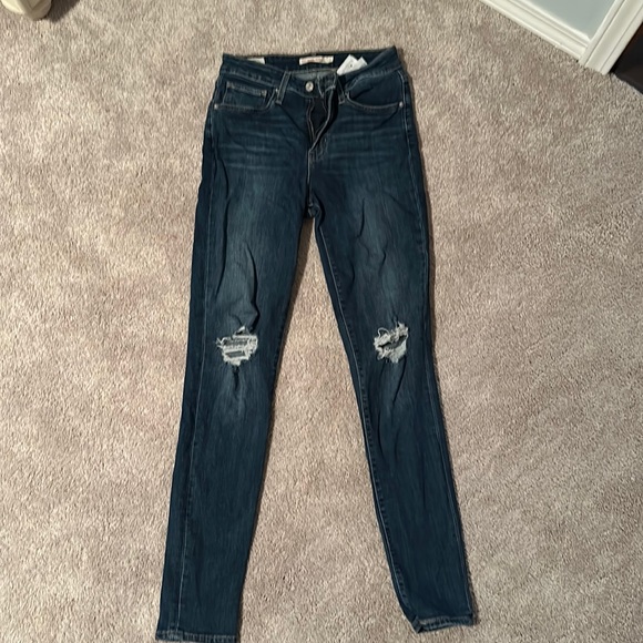 Levis 721 Highrise Skinny - distressed - Picture 1 of 1